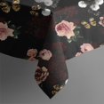 thumbnail image 3 of Pioneer Flower Floral Print Pattern Rectangle Tablecloth 60"x102",Waterproof Polyester Rectangle Table Cloth, Wipeable Spillproof Polyester Tablecloth for Dining, Camping, Indoor and Outdoor, 3 of 6