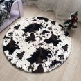 thumbnail image 1 of Venta al por mayor, falda personalizada de dos caras con estampado de vaca para árbol de Navidad, falda de algodón de fieltro para árbol de Navidad, falda acolchada para árbol de piel de vaca, 1 of 4