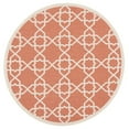 thumbnail image 5 of SAFAVIEH Courtyard Carol Geometric Indoor/Outdoor Area Rug, 8' x 11', Terracotta/Beige, 5 of 10