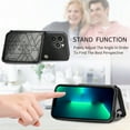 thumbnail image 4 of Decase for iPhone 14 Pro Wallet Case with Card Holder,RFID Blocking,Kickstand,Wrist Strap,Fit Magnetic Car Mount Luxury Leather Back Flip Cover Case for iPhone 14 Pro, Black, 4 of 8
