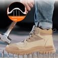 thumbnail image 3 of Safety Shoes Mens Womens Steel Toe Cap Work Shoes Lightweight Breathable Safety Trainer Utility Footwear Construction, 3 of 7