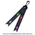 thumbnail image 3 of Colgante LED Llavero USB Recargable para Caminar Correr Ciclismo Negro, 3 of 4