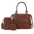 thumbnail image 4 of Set de bolsos Montana West Wrangler Doctor Bag, 3 unidades, para mujer, 4 of 7