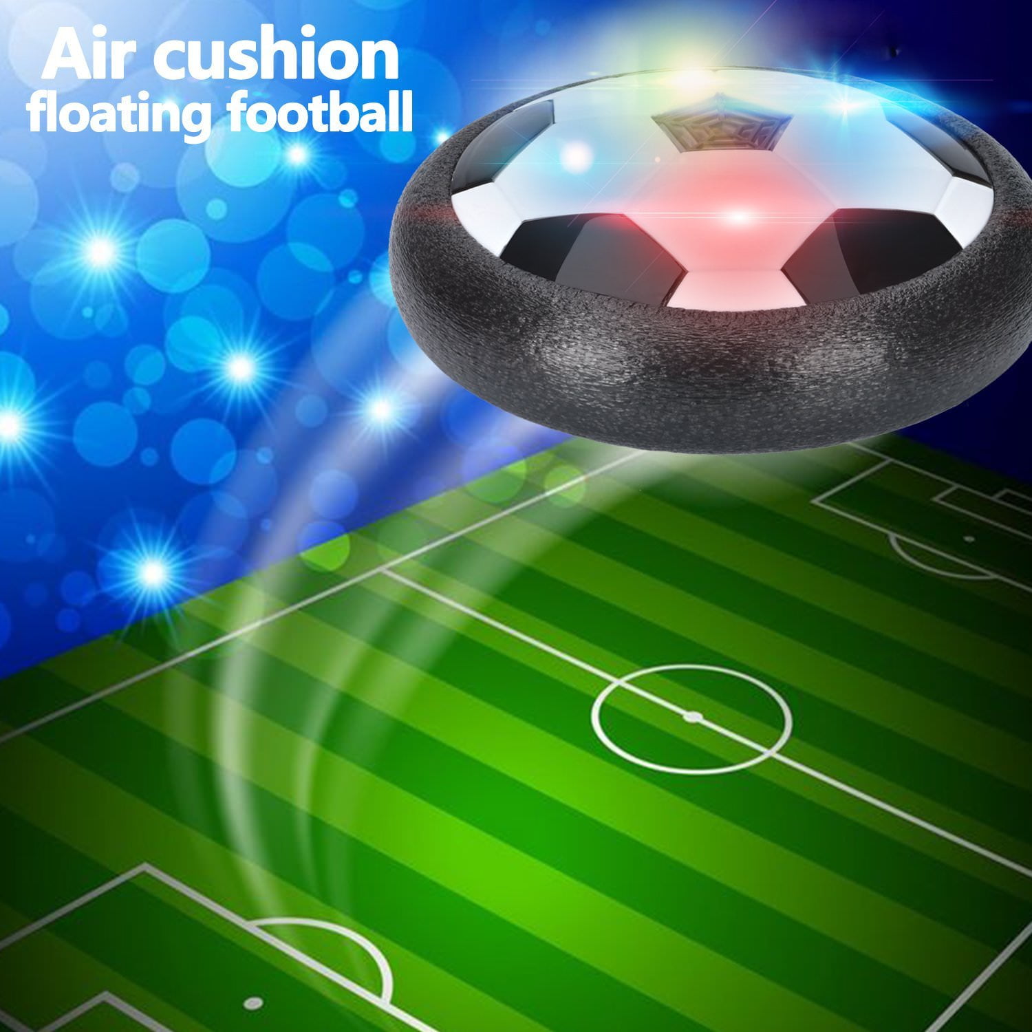 Hover Ball Football for Christmas Gift Indoor Soccer Soft Foam Floating Ball LED 