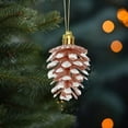 thumbnail image 4 of Christmas Ornament Ball Set - Rose Gold Hanging Decor for Tree, Party, Garland & Wreath Decoration (6.9 inch) Rose Gold, 4 of 6