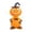 Black B, variant on Halloween Pumpkin Statue Resin Smiling Jack O Lantern Man Decor 7.9 inch 1 Pack Indoor Desktop Ornament for Home Yard Party Halloween Holiday Themed Decoration Festive Gift for Friends