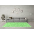 thumbnail image 3 of Ahgly Company Indoor Square Solid Green Modern Area Rugs, 5' Square, 3 of 4