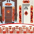 thumbnail image 7 of Sulaicai 37 Pcs Chinese New Year Decoration, 2026 Lunar New Year Decor Kit, Includes New Year's Stickers, Banner, Couplets, Red Envelopes, Hanging Ornaments etc for Spring Festival Party Decor, 7 of 7