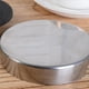 thumbnail image 5 of Posavasos con acabado de acero inoxidable cepillado, respaldo de corcho para el área de la mesa del comedor, la barra de la cocina del hogar, 6 piezas, 5 of 8