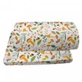 thumbnail image 4 of Acorn Foot Rest, Mushroom and Holly Berries Pattern Nature Growth in the Fall Season Illustration, Non-Slip Backing Adjustable Ergonomic Memory Foam Leg Support for Office, Multicolor, by Ambesonne, 4 of 5