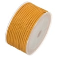 thumbnail image 3 of Unique Bargains Nylon Beading Thread Cord 3mm Extra Strong Braided Nylon String for Necklace Crafting 10M/33 Feet, Metallic Orange, 3 of 5