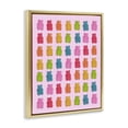 thumbnail image 2 of Stupell Industries Contemporary Soft Rainbow Bears on Pink Gold Floating Frame Canvas Art, 25 x 31, by LISH Creative, 2 of 8