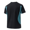 thumbnail image 6 of T-Shirts for Man Short Sleeve Crew Neck Basic Black Tee Shirt Men's Clothing, 6 of 9