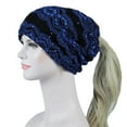 thumbnail image 3 of HNMKIU Baseball Caps Lace Solid Turban Hat Knitting Wrap Loss Stretch Scarf Women Head Hair Accessories, 3 of 6