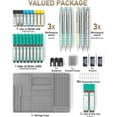 thumbnail image 5 of Nicpro 36PCS Art Mechanical Pencils Set with Case, 3PCS Metal Drafting Pencil 0.5, 0.7, 0.9mm, 3PCS 2mm Lead Holder for Drawing Sketching with 20 Tubes (6B 4B 2B HB 2H 4H Colors) Lead Refills, 5 of 5