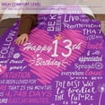 thumbnail image 4 of LHSHID 13th Birthday Gifts for Girls Girls 13th Birthday Gift Ideas 13th Birthday Gifts Girls 13th Birthday Gifts 13 Gifts for 13th Birthday Throw Blanket 40"x50", 4 of 8