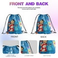thumbnail image 2 of 24 Pcs Blue Stiitch Candy Drawstring Bag Drawstring Goodie Favor Bags for Boys and Girls Kawaii Cartoon Birthday Party Decorations 27x34cm, 2 of 5