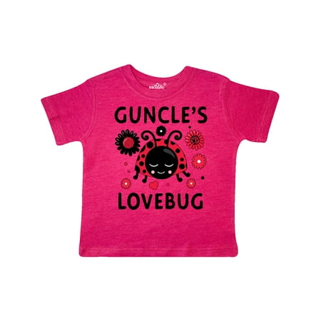 

Inktastic Valentine s Day Guncle s Lovebug Gift Toddler Boy or Toddler Girl T-Shirt
