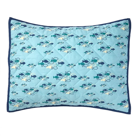 School of Fish Quilt Ensemble - Sham