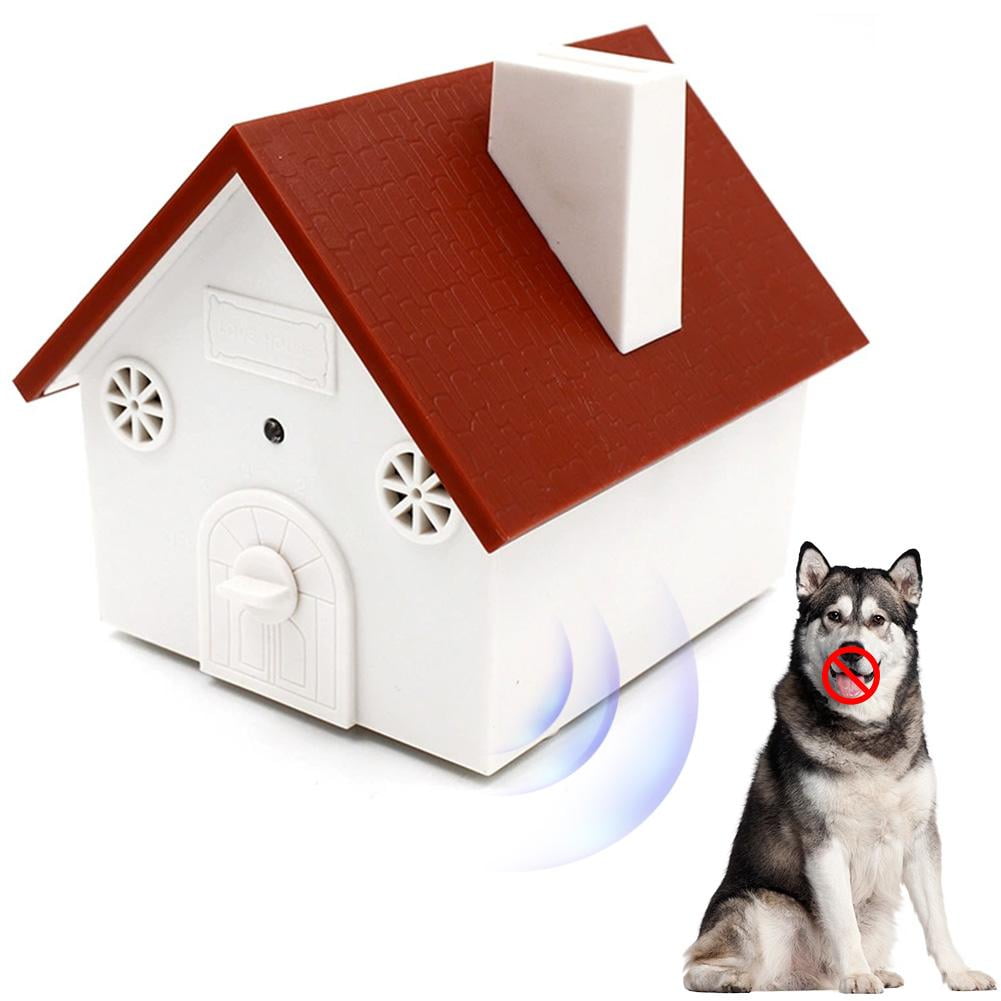 Dog Barking Control Device, Automatic Ultrasonic Stop Barking House - 50 Ft Range Weatherproof Sonic Silencer for Neighbors Dogs - Safe Pet Behavior Training Aid for Indoor Outdoor Use