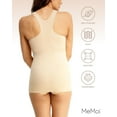 thumbnail image 6 of Women's MeMoi MSM-191 SlimMe Seamless Shaping Sports Tank (Nude 1X), 6 of 7