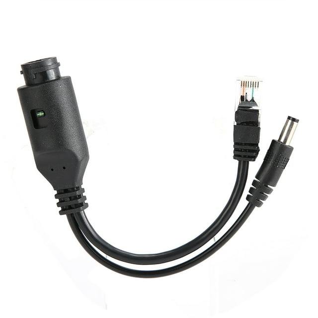 POE Adapter Splitter, POE Adapter Cable, Plastics For Switch Telephone Household Black,White