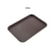 thumbnail image 3 of Advancent Bandeja para tazas negra, ligera y portátil, amplia gama de usos, bandeja de comedor rectangular fuerte Herramientas y accesorios para hornear Café S, 3 of 6
