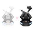 thumbnail image 1 of RUSAM Auriculares TWS Inalámbricos GA3, Cascos con Bluetooth, Baja Latencia, Alta Resolución, Control Táctil de Graves, Cancelación de Ruido, Audífonos para Jugador de Videojuegos qym unisex, 1 of 2