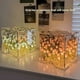 thumbnail image 4 of DIY Tulips Mirror Cube Night Light Room Lamp Decor Ornament Blue, 4 of 4