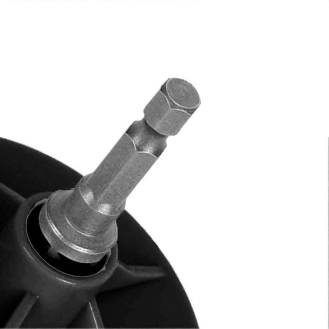 Knitting Machine Adapter Quick Knit Replaceable Crochet Machine Adapter with Hex Bit DIY Needle Crochet Drill Power Attachment Black