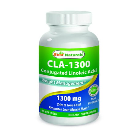 Best Naturals CLA 1300 mg 90 Softgels (The Best Cla Supplement)