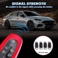 thumbnail image 4 of Xotic Tech Red Soft TPU 360°Full Protection Remote Key Fob Cover Case Compatible with Hyundai Sonata Tucson Santa Fe 2020-2022, 4 of 9