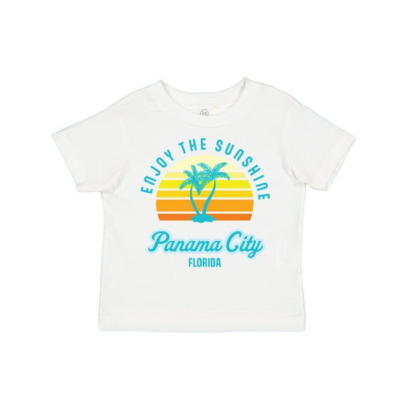 Inktastic Summer Enjoy the Sunshine Panama City Florida in Blue Boys or Girls Toddler T-Shirt