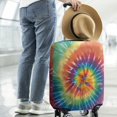 thumbnail image 2 of Colorful Tie Dye Pattern Luggage Cover Fashion Suitcase Cover Baggage Covers Fit 25-28 Inch Luggage (Go Travel), 2 of 5