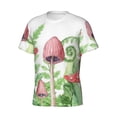 thumbnail image 3 of Rocae Amanita Fly Agaric for Men's Moisture-Wicking Crew Tee - T-Shirt for Sports, Outdoor Activities, and Casual WearLarge, 3 of 9