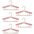 thumbnail image 1 of WHAMVOX 5 Pcs Cintre Réglable en Plastique Forme de Nuage pour Vêtements de Bébé Routine de Lessive, 1 of 8