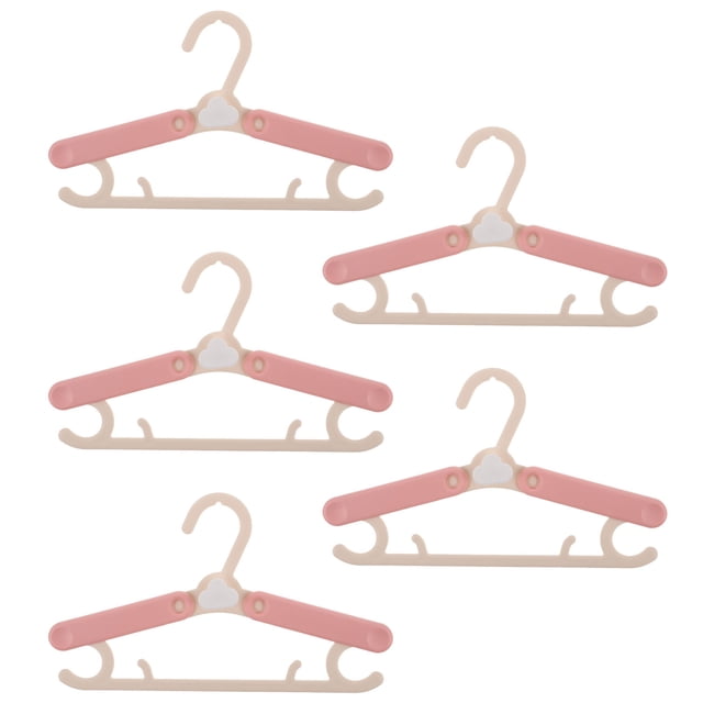 WHAMVOX 5 Pcs Cintre Réglable en Plastique Forme de Nuage pour Vêtements de Bébé Routine de Lessive