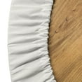 thumbnail image 4 of Ambesonne Christmas Fitted Round Tablecloth, Polygon Deer as Ball, 56"- 60" Diameter, Taupe Multicolor, 4 of 4