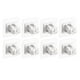 thumbnail image 2 of Ganchos para barra de cortina, soporte inoxidable, colgadores transparentes, soporte de pared, barra de cortina blanco, 2 of 9