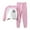 style03-Pink, variant on Molinyidia Toddler Boys Girls Clothes Soft Comfy Long Sleeve Top & Pants 2Pcs Solid Color Toddler Ribbed Outfits Set 1-10Years Casual Spring Fall and Winter Housebound Clothes Daily