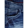 thumbnail image 4 of CULTURA AZURE  Little Boy's Saddle Stitch Stretch Jeans, Blue, 5, 4 of 7