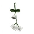 thumbnail image 2 of Campanula Flower Hand-woven Car Pendant/Car Mirror Hanging Accessories/four-color Optional, 2 of 4