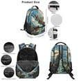 thumbnail image 3 of Jeiento Kids Dinosaur Backpack for Boys Girls Age 8-12 5-Piece Bookbag Set with Lunch Box, Water Bottle Holder, Pencil Case & Keychain for Elementary School 3rd-6th Grade Back to School Supplies, 3 of 8