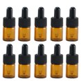 thumbnail image 1 of Guardurnaity 20x goteros de vidrio ecológicos marrones, contenedor de aceite esencial recargable y fácil de limpiar Cuentagotas de vidrio y botellas 5ml, 1 of 6