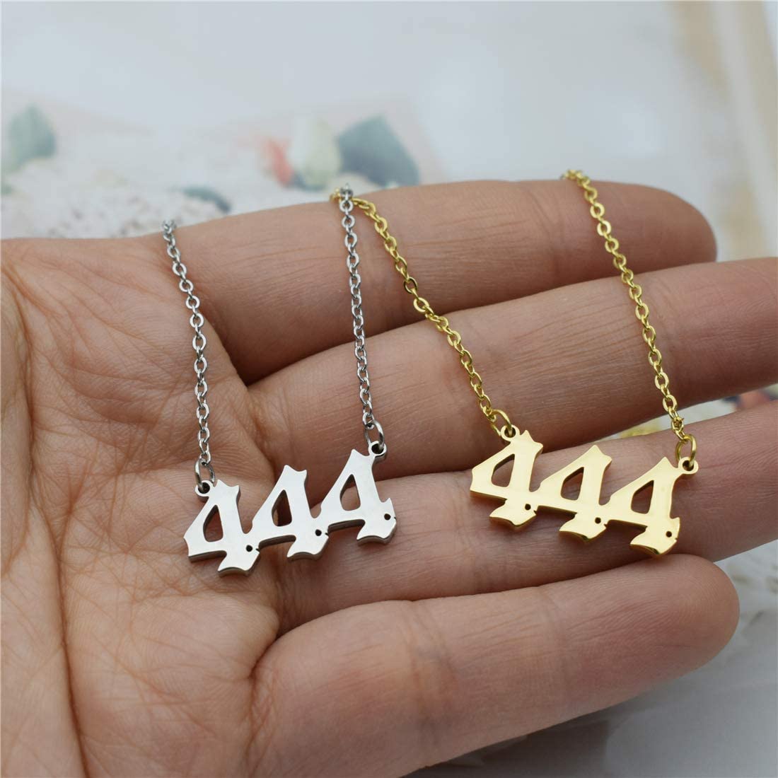 Angel Number For Women, Gold Plated 