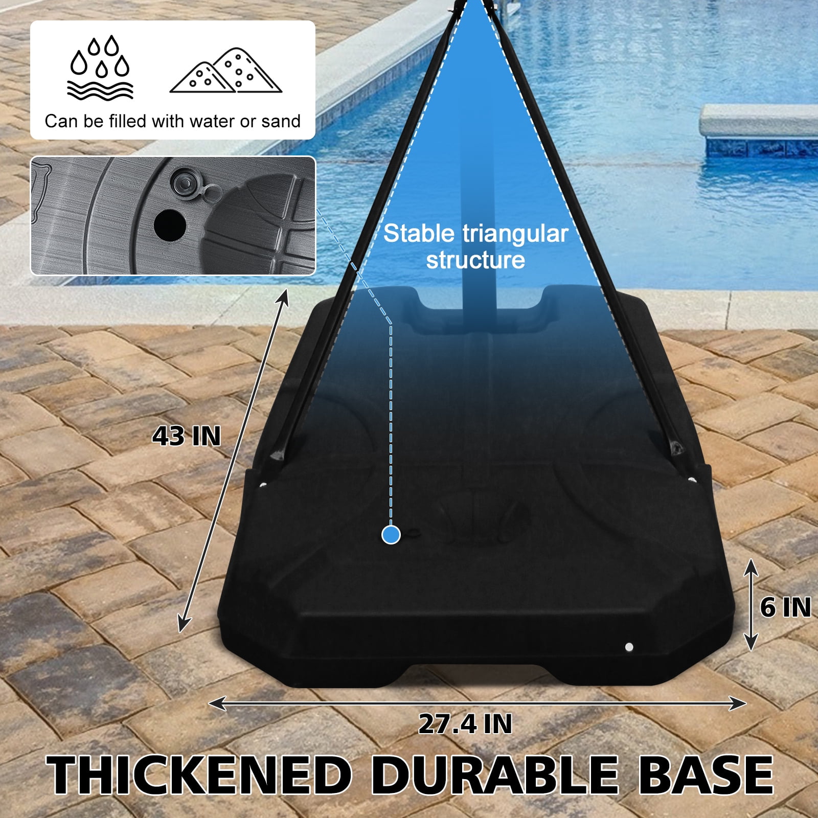 Basketball Hoop Adjustable Height 4.74-10 Ft, Portable Basketball Stand for Outdoor&Indoor