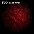 thumbnail image 2 of Viper 2BA Tufflex II Tips - Durable Soft Dart Tips for Extended Use - 1.25" Length - Compatible with All 2BA Dart Threads - Reinforced Inner Core - 500 Count, 2 of 2