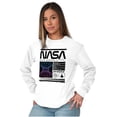 thumbnail image 3 of Retro NASA Deep Space Exploration Unisex Plus Size Long Sleeve Tee Shirt Brisco Brands 2X, 3 of 5