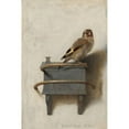 thumbnail image 3 of Fabritius, Carel 13x18 Black Modern Framed Museum Art Print Titled - The Goldfinch, 3 of 5