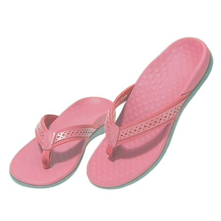 

Catinbow Women＇s Aliza Toe-Post Sandal - Ladies Everyday Sandals with Concealed Orthotic Arch Support